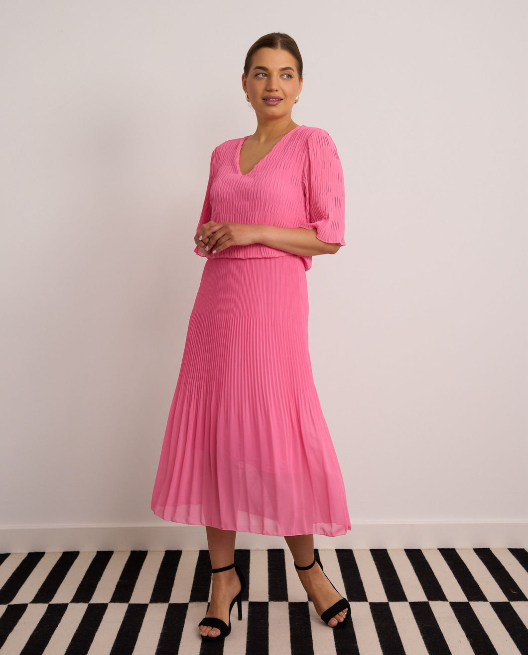 Ellen Pleated Dress