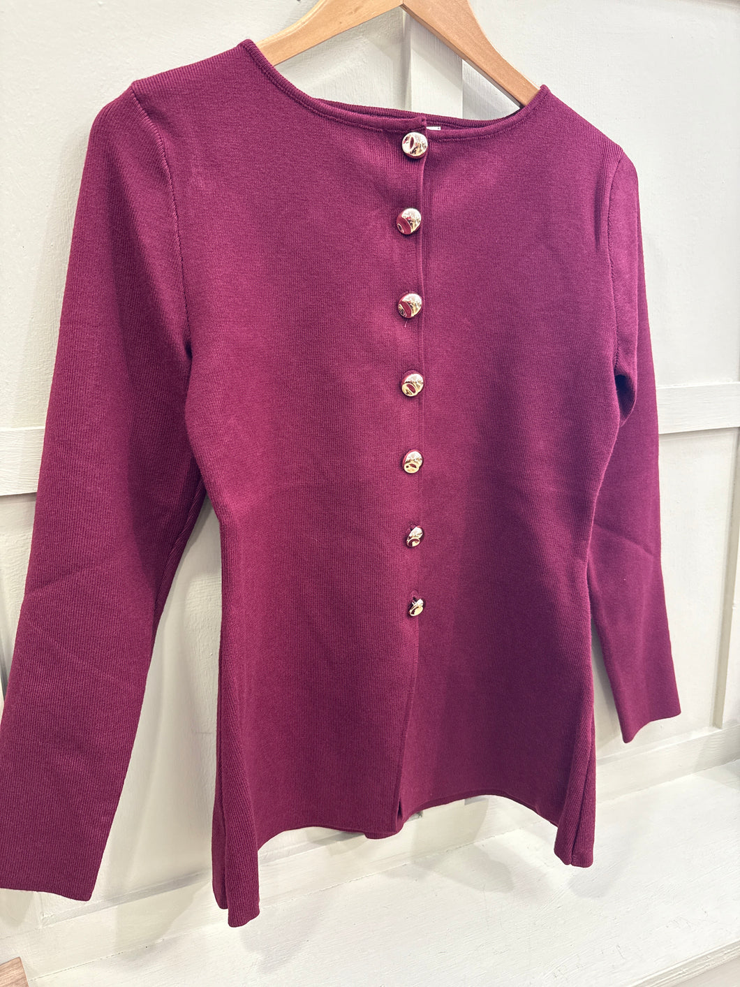 Carrie Merlot Cardi