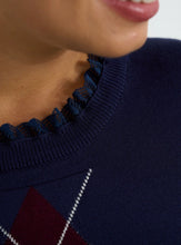 Load image into Gallery viewer, Willow Navy Argyle
