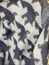 Load image into Gallery viewer, Spring Scarf Blue Houndstooth
