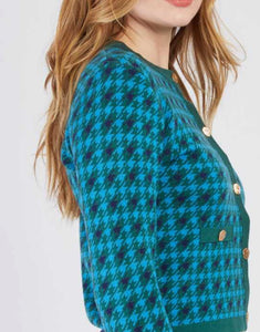 Bella Check Cardi