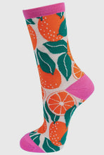 Load image into Gallery viewer, Sock Talk Orange Socks
