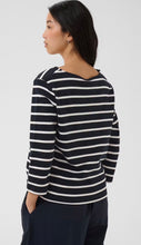 Load image into Gallery viewer, Part Two NelaPW T Shirt Dark Navy Stripe *NEW
