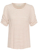 Load image into Gallery viewer, Part Two BrizettePW Tee Brown Stripe *NEW
