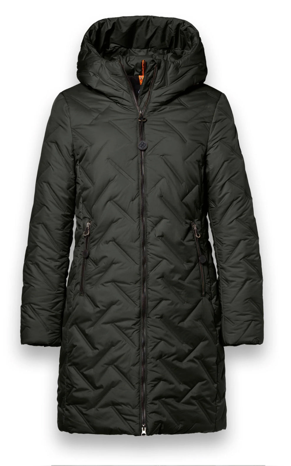 District Salt Lake Dark Olive Coat