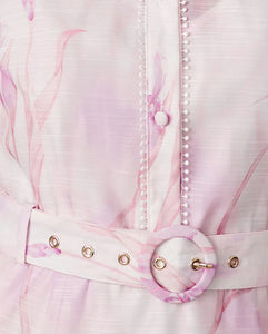 Fee G Diaz Pink Short Dress