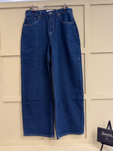 Load image into Gallery viewer, Nina Dark Denim Barrel Jean
