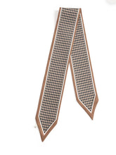 Load image into Gallery viewer, Yaya Small Satin Scarf Check Pattern
