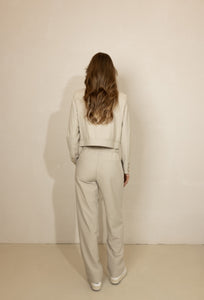 Aimee Travel Trousers Greige