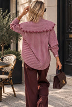 Load image into Gallery viewer, Lauren Statement Blouse Burgundy
