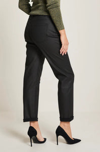 Para Mi Bobby Coated Black Jean