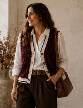 Load image into Gallery viewer, Mary Boucle Waistcoat
