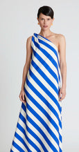 Load image into Gallery viewer, Clara Stripe One Shoulder Dress
