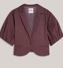 Load image into Gallery viewer, Summum Cropped Jacket Deep Fig
