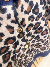 Load image into Gallery viewer, Willow Navy Leopard Cardigan
