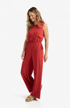 Load image into Gallery viewer, Yasmine Sleeveless Scarlet Sage Jumpsuit
