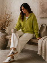Load image into Gallery viewer, Mary Green Hooded Cardie
