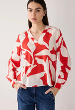 Load image into Gallery viewer, More &amp; More Red Print Blouse
