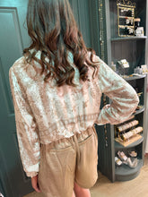 Load image into Gallery viewer, Chloe Gold Silky Bomber
