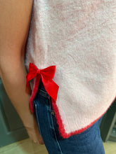Load image into Gallery viewer, Chloe Pink/Red Bow Top
