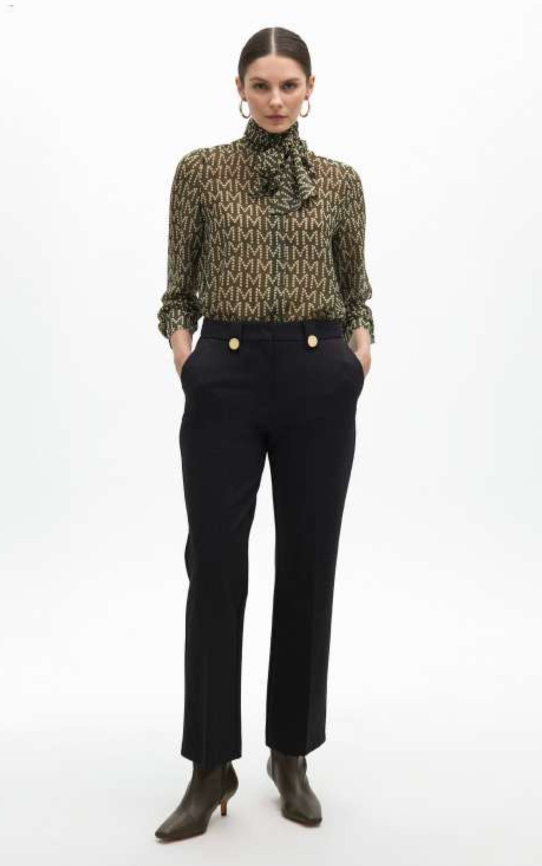 Maggie Charcoal Trousers