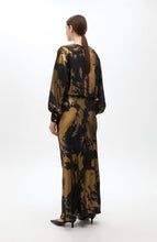 Load image into Gallery viewer, Maggie Black Gold Dress
