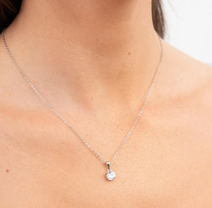 Kilkenny Silver CZ Pendant