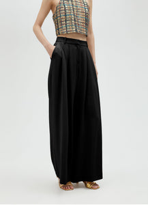 Maggie Black Wide Leg Trousers