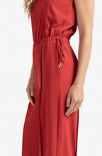 Load image into Gallery viewer, Yasmine Sleeveless Scarlet Sage Jumpsuit
