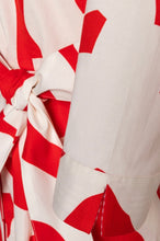 Load image into Gallery viewer, More &amp; More Red Print Dress
