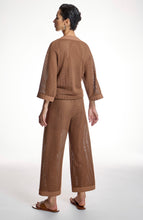 Load image into Gallery viewer, Allegra Tan Mesh Top
