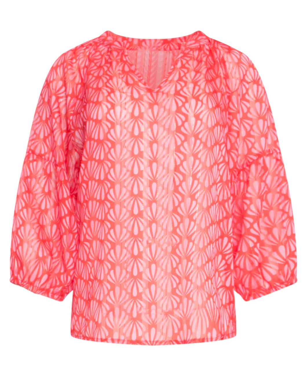 Sophia Red/Pink Top (25051)
