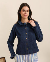Load image into Gallery viewer, Lauren Dark Denim Shirt
