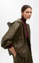 Load image into Gallery viewer, Maggie Khaki Hooded Khaki Jacket
