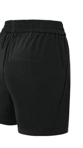 Yasmine Washed Black Shorts
