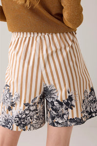 Selena Border Print Shorts