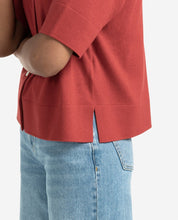 Load image into Gallery viewer, Yasmine Oversized Fine Knit Cardi Scarlet
