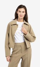 Load image into Gallery viewer, Yaya Short oversized Jacket with ribbed hem
