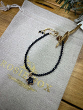 Load image into Gallery viewer, Rosie Fox Navy Agate Star Bracelet
