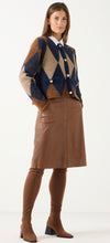 Load image into Gallery viewer, More and More Argyle Cardigan
