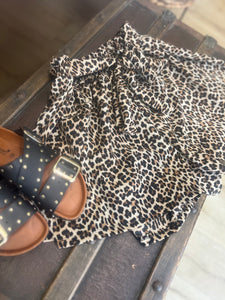 Elise Leopard Print Shorts