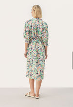 Load image into Gallery viewer, Part Two EnaPW Dress Green Multi Flower
