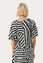 Load image into Gallery viewer, Part Two EstermarinePW Blouse Deconstructed Stripes
