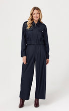 Load image into Gallery viewer, Feria Navy Wide Leg Trouser
