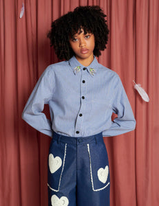 SJ Penny Rose Stripe Shirt
