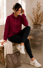 Load image into Gallery viewer, Nora Sweatshirt in Ruby Wine
