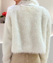 Load image into Gallery viewer, Connie White Faux Fur Jacket
