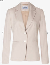 Load image into Gallery viewer, More &amp; More Beige Melange Blazer
