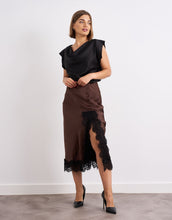 Load image into Gallery viewer, Chocolate and Lace Skirt
