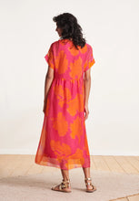 Load image into Gallery viewer, Faye Printed Orange Dress
